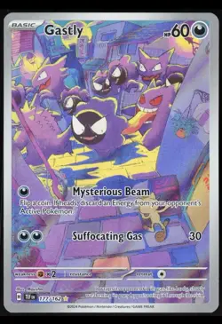 Gastly 177/162 Temporal Forces Illustration Rare IR Holo Pokemon TCG NM/MINT - Image 1