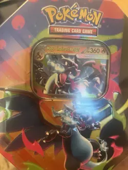 Pokemon TCG ex Tin Box Booster Set Mega Charizard X & Y 6 Boxes English - Image 2