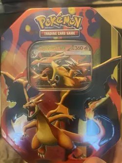 Pokemon TCG ex Tin Box Booster Set Mega Charizard X & Y 6 Boxes English - Image 3