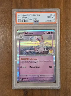 Sylveon 040/131 - Pokemon Day 2025 Stamp - Graded PSA 10 Gem Mint - UK Seller - Image 1