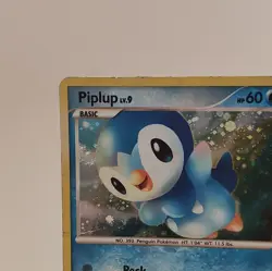 Piplup DP03 Pokemon Promos Promo Holo English 2007 Basic Water 60 HP DAMAGED! - Image 3