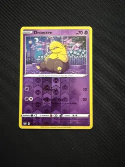 Drowzee 060/195 Common Silver Tempest Pokemon Reverse Holo Near Mint - Image 1