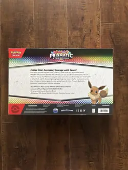✅ Pokemon Prismatic Evolutions EEVEE Accessory Pouch Special Collection SEALED - Image 2