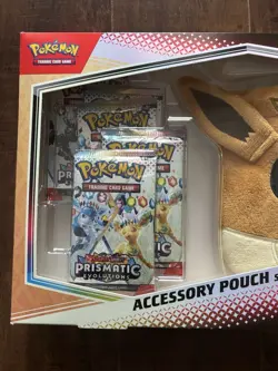 ✅ Pokemon Prismatic Evolutions EEVEE Accessory Pouch Special Collection SEALED - Image 5