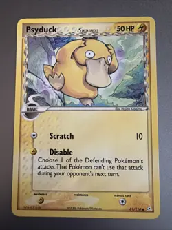 Pokemon - Psyduck (Delta Species) - 81/110 - Holon Phantoms - Vintage - 2006 - Image 1
