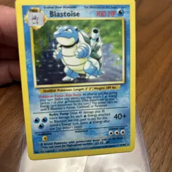 1999 Pokemon Unlimited Blastoise Holo Rare #2/102 - Image 3
