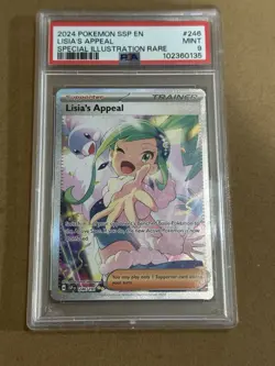 Pokemon TCG Lisia's Appeal Sir 246/191 Surging Sparks PSA 9 - Image 1
