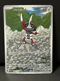 Pawniard 142/086 Holo Illustration Rare Black Bolt Pokemon Near Mint - Image 1