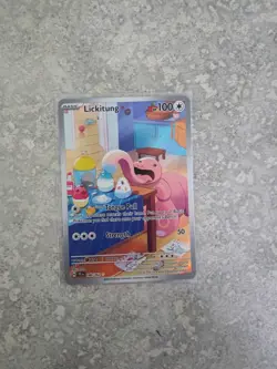 Pokemon TCG Lickitung #180/162 SV05 Temporal Forces IR Holo - Image 1