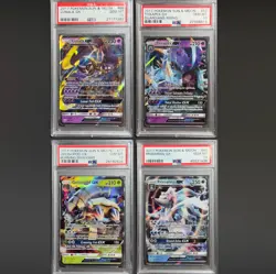 PSA 10 Pokemon Sun & Moon Full Art GX LOT Burning Shadows, Guardians Rising 2017 - Image 1