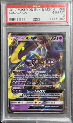 PSA 10 Pokemon Sun & Moon Full Art GX LOT Burning Shadows, Guardians Rising 2017 - Image 5