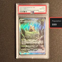 PSA 10 WO-CHIEN Ex 257/193 SIR Holo Rare Paldea Evolved 2023 Pokemon | Full Art - Image 1