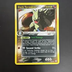 Pokemon TCG - Dark Tyranitar 20/109 EX Team Rocket Returns Reverse Holo Excellen - Image 1