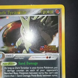 Pokemon TCG - Dark Tyranitar 20/109 EX Team Rocket Returns Reverse Holo Excellen - Image 3