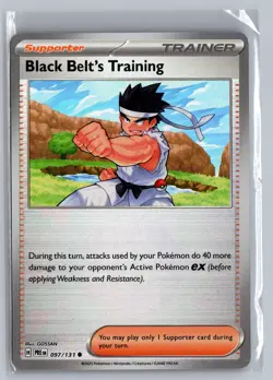 Black Belt's Training (Poke Ball Pattern) 097/131 Prismatic Evolutions NM - Image 1