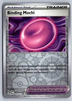 Binding Mochi 095/131 Uncommon Prismatic Evolutions Pokemon Reverse Holo NM - Image 1