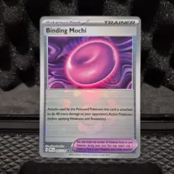 Pokemon Prismatic Evolutions Binding Mochi Pokeball Holo 095/131 - Image 1