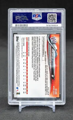Juan Soto 2018 Topps Update Rookie RC PSA 9 - Image 2