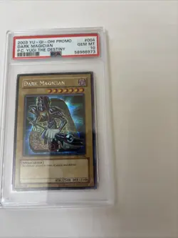 Yu-Gi-Oh! TCG Dark Magician Power of Chaos: Yugi The Destiny PCY-004 PSA 10 - Image 2