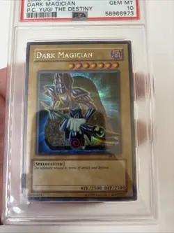 Yu-Gi-Oh! TCG Dark Magician Power of Chaos: Yugi The Destiny PCY-004 PSA 10 - Image 3