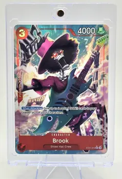One Piece TCG Brook ST21-012 Alternative Art Card English NM - Image 1