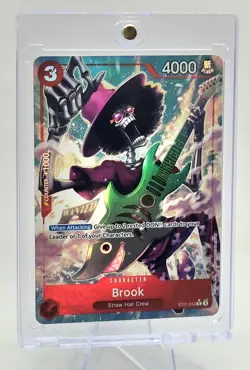 One Piece TCG Brook ST21-012 Alternative Art Card English NM - Image 2