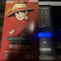 One Piece OP-13 CARRYING ON HIS WILL Sleeved Booster Pack - Heavy - 37.74g 🔥🔥 - Image 1