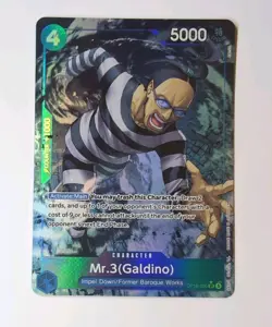 Mr.3 (Galdino) Alternate Art SR-AA (OP16-056) The Time of Battle - Image 1