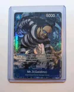 Mr.3 (Galdino) Alternate Art SR-AA (OP16-056) The Time of Battle - Image 3