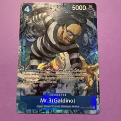 Mr.3 (Galdino) Alternate Art SR (OP16-056) One Piece TCG The Time of Battle NM - Image 1