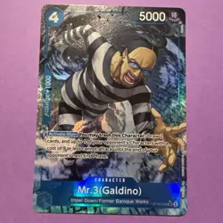 Mr.3 (Galdino) Alternate Art SR (OP16-056) One Piece TCG The Time of Battle NM - Image 2