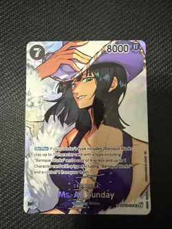 Ms. All Sunday SP OP14-084 One Piece English OP16 THE TIME OF BATTLE NEAR MINT - Image 1
