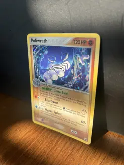 Poliwrath Holo Rare 11/115 Pokemon TCG Unseen Forces MP - Image 2