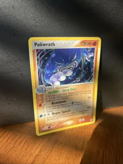 Poliwrath Holo Rare 11/115 Pokemon TCG Unseen Forces MP - Image 3