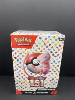 Pokemon Scarlet Violet 151 Booster Bundle 6-Pack, Factory-Sealed - Image 1