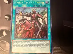 Triple Tactics Thrust (Secret Rare) RA03-EN072 1st Edition Yu-Gi-Oh! - Image 2