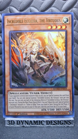 | Yugioh Incredible Ecclesia, the Virtuous MAMA-EN059 Ultra Rare NM 🔥 | - Image 1
