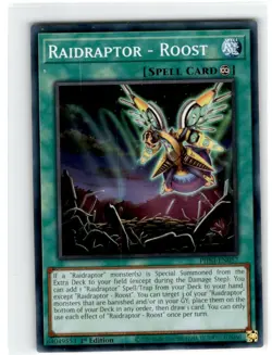 Yu-Gi-Oh! Raidraptor- Roost Common PHNI-EN057 Lightly Played 1st Edition - Image 1