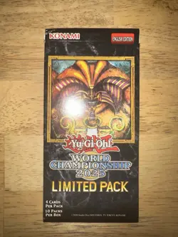 Yu-Gi-Oh Limited Pack World Championship 2025 Booster Box English Sealed OVP - Image 1
