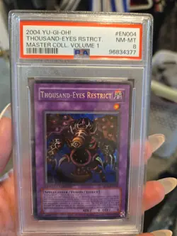 Yu-Gi-Oh! Thousand-Eyes Restrict MC1-EN004 Master Collection Volume 1 PSA 8 - Image 1