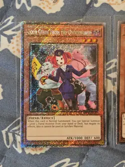 Yugioh Tour Guide From the Underworld x3 (Platinum Secret Rare) RA04 EN157 - Image 2