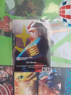 Gundam Card Game EX Base EXBP-005 BANDAI FEST 2025 EXCLUSIVE Foil Promo English - Image 1