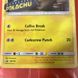 Detective Pikachu SM190 Stamped Holo Sealed Movie Promo Pokemon Card - Image 3