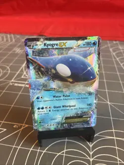 2015 Pokemon Kyogre EX XY41 Promo Card MP - Image 1