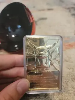 1999 Pokemon Special Edition 23 Karat Gold-plated #25 Pikachu Card - Image 1