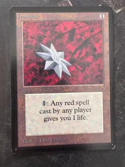 *** BETA Iron Star *** NM Clean! - DUTY PAID - Magic MtG - Image 1