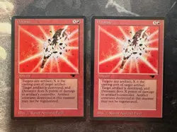*** ANTIQUITIES Detonate x2 *** NM Clean! - DUTY FREE - MtG Magic - Image 1