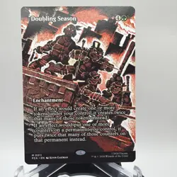 TMNT Doubling Season Magic: The Gathering Green Enchantment 4G #0011 2024 EN - Image 2
