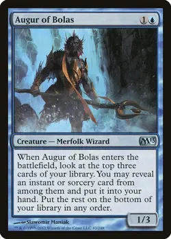 Augur of Bolas 1x FOIL MtG FOIL Magic 2013 SP/NM - Image 1