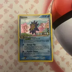 Pokemon - Starmie Stamped Holo - 48/107 - EX Deoxys - Reverse Card TCG - Image 1